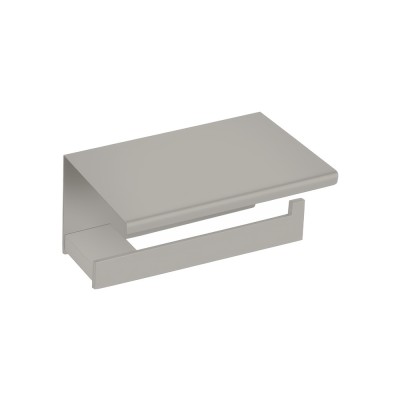 Χαρτοθήκη με καπάκι W16xD11xH9cm Cement Gray Mat Sanco Monogram 120407-M104