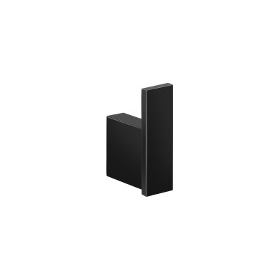 Άγκιστρο Μονό Μπάνιου W2xD4.5xH6.5cm Black Mat Sanco Monogram 120408-M116