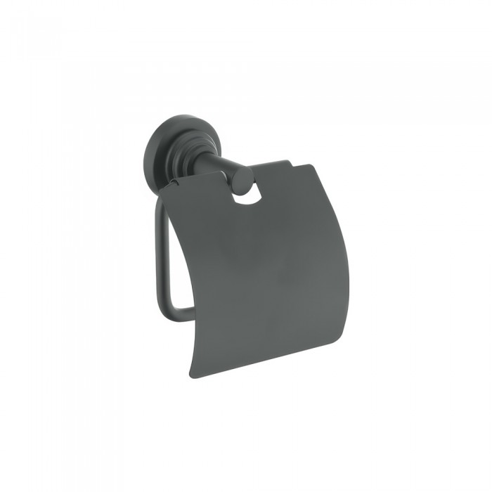 Χαρτοθήκη με καπάκι W14xD7.5xH13cm Anthracite Grained Sanco Vintage 120517-M118