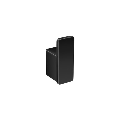 Άγκιστρο Μονό Μπάνιου W2.5xD3.5xH6.5cm Black Mat Sanco Agora 120608-M116