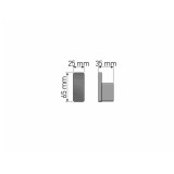 Άγκιστρο Μονό Μπάνιου W2.5xD3.5xH6.5cm Black Mat Sanco Agora 120608-M116