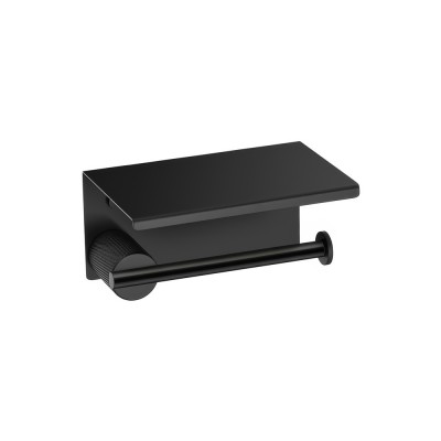 Χαρτοθήκη με καπάκι W16xD11xH8cm Black Mat Sanco Lithos 121107-M116
