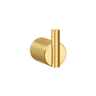 Άγκιστρο Μονό Μπάνιου W3.6xD5.5xH5.5cm PVD Golden Brass Brushed Sanco Lithos 121108-PVD-02BR