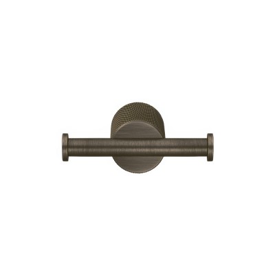 Άγκιστρο Διπλό Μπάνιου W10xD6xH3.6cm Dark Bronze Mat Sanco Lithos 121118-DM25