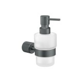 Επιτοίχιο Ντισπένσερ W7xD12.5xH15.5cm Anthracite Grained Sanco Lithos 121122-M118