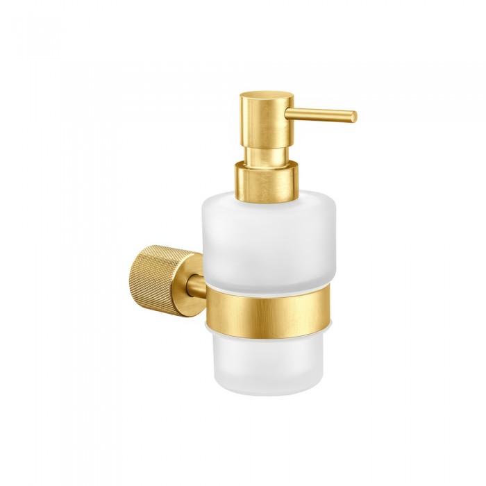 Επιτοίχιο Ντισπένσερ W7xD12.5xH15.5cm PVD Golden Brass Brushed Sanco Lithos 121122-PVD-02BR