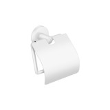 Χαρτοθήκη με καπάκι W14xD7.5xH13cm White Mat Sanco Gaea 121217-M101