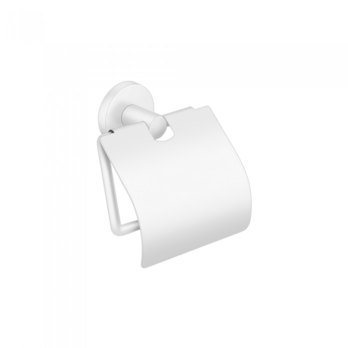 Χαρτοθήκη με καπάκι W14xD7.5xH13cm White Mat Sanco Gaea 121217-M101