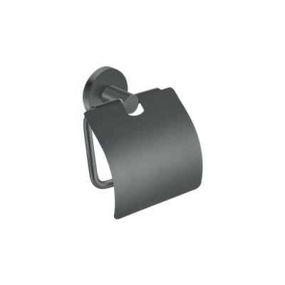 Χαρτοθήκη με καπάκι W14xD7.5xH13cm Anthracite Grained Sanco Gaea 121217-M118