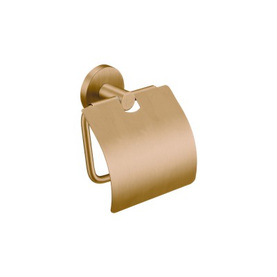 Χαρτοθήκη με καπάκι W14xD7.5xH13cm PVD Warm Bronze Brushed Sanco Gaea 121217-PVD-01BR
