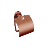 Χαρτοθήκη με καπάκι W14xD7.5xH13cm PVD Red Copper Brushed Sanco Gaea 121217-PVD-10BR