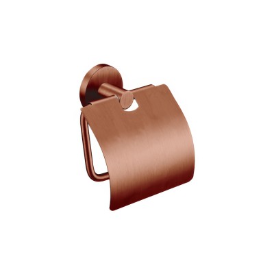 Χαρτοθήκη με καπάκι W14xD7.5xH13cm PVD Red Copper Brushed Sanco Gaea 121217-PVD-10BR