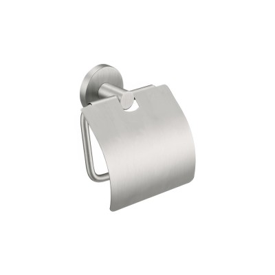 Χαρτοθήκη με καπάκι W14xD7.5xH13cm PVD Nickel Steel Sanco Gaea 121217-PVD-11BR