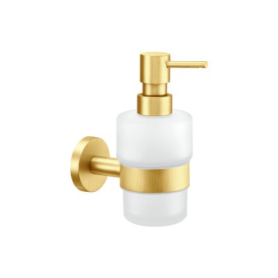 Επιτοίχιο Ντισπένσερ W7xD11xH15.5cm PVD Golden Brass Brushed Sanco Gaea 121222-PVD-02BR