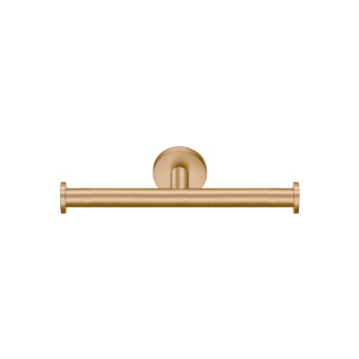 Διπλή Χαρτοθήκη W25xD8xH5.5cm PVD Warm Bronze Brushed Sanco Gaea 121226-PVD-01BR