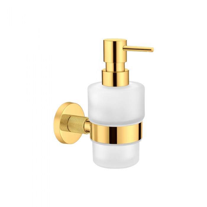 Επιτοίχιο Ντισπένσερ W7xD11xH15.5cm PVD Golden Brass Polished Sanco Dorian 121322-PVD-02PL