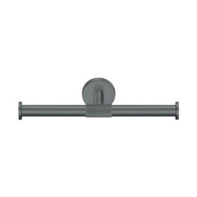 Διπλή Χαρτοθήκη W25xD8xH5.5cm Anthracite Grained Sanco Dorian 121326-M118