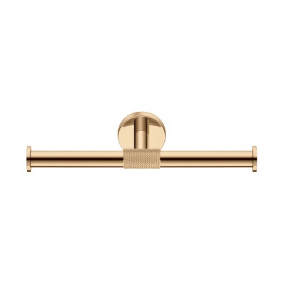 Διπλή Χαρτοθήκη W25xD8xH5.5cm PVD Warm Bronze Polished Sanco Dorian 121326-PVD-01PL