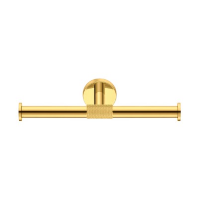 Διπλή Χαρτοθήκη W25xD8xH5.5cm PVD Golden Brass Polished Sanco Dorian 121326-PVD-02PL