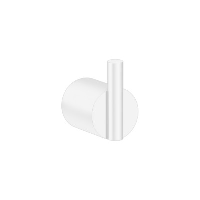 Άγκιστρο Μονό Μπάνιου W4xD5.5xH5.5cm White Mat Sanco Elysian 121408-M101