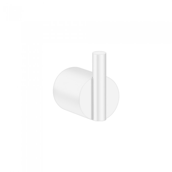 Άγκιστρο Μονό Μπάνιου W4xD5.5xH5.5cm White Mat Sanco Elysian 121408-M101