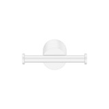 Άγκιστρο Διπλό Μπάνιου W10xD6xH4cm White Mat Sanco Elysian 121418-M101