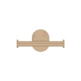 Άγκιστρο Διπλό Μπάνιου W10xD6xH4cm Mocha Mat Sanco Elysian 121418-M103