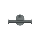 Άγκιστρο Διπλό Μπάνιου W10xD6xH4cm Anthracite Grained Sanco Elysian 121418-M118