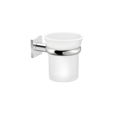Επιτοίχια Ποτηροθήκη W8xD11xH8.5cm Chrome Sanco Tempo 14001-A03