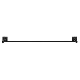 Πετσετοθήκη 60cm W60xD6xH4cm Black Mat Sanco Tempo 14004-M116