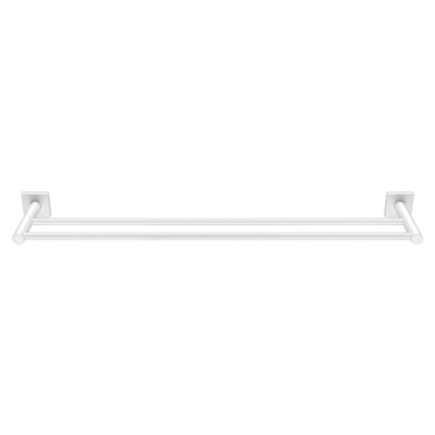 Πετσετοθήκη Διπλή 60cm W60xD11xH4cm White Mat Sanco Tempo 14005-M101
