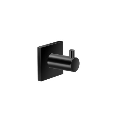Άγκιστρο Μονό Μπάνιου W4xD4.5xH4cm Black Mat Sanco Tempo 14008-M116