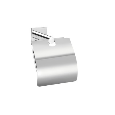 Χαρτοθήκη με καπάκι W14xD6xH12.5cm Chrome Sanco Tempo 14017-A03