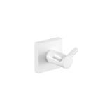 Άγκιστρο Διπλό Μπάνιου W5xD4.5xH4cm White Mat Sanco Tempo 14018-M101