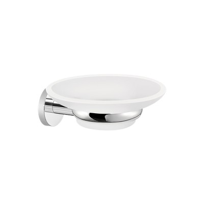 Επιτοίχια Σαπουνοθήκη W12.5xD13xH5.5cm Chrome Sanco Twist 14302-A03
