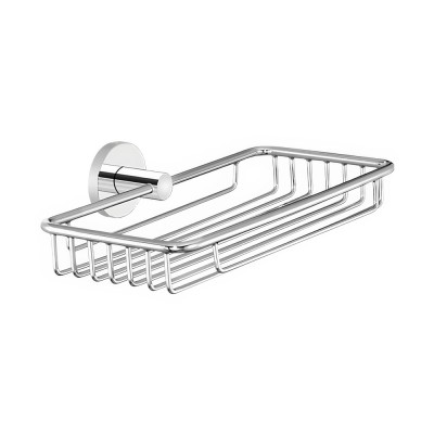 Επιτοίχια Σπογγοθήκη W22xD13xH5cm Chrome Sanco Twist 14303-A03