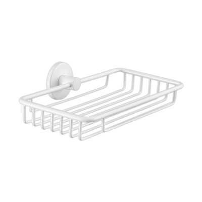 Επιτοίχια Σπογγοθήκη W22xD13xH5cm White Mat Sanco Twist 14303-M101
