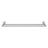Πετσετοθήκη Διπλή 60cm W60xD11xH5cm Chrome Sanco Twist 14305-A03