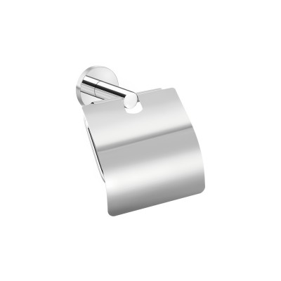 Χαρτοθήκη με καπάκι W14xD6xH13cm Chrome Sanco Twist 14317-A03