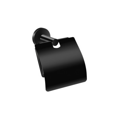 Χαρτοθήκη με καπάκι W14xD6xH13cm Black Mat Sanco Twist 14317-M116