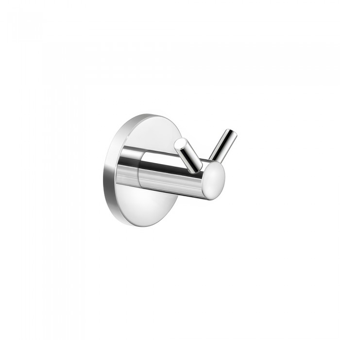 Άγκιστρο Διπλό Μπάνιου W5xD4.5xH5cm Chrome Sanco Twist 14318-A03