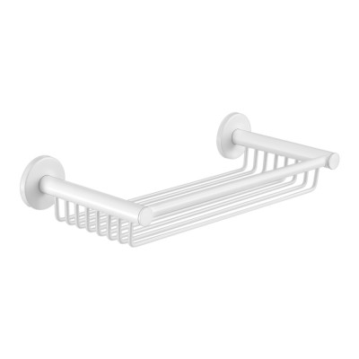 Επιτοίχια Σπογγοθήκη W31xD13xH6cm White Mat Sanco Twist 14343-M101