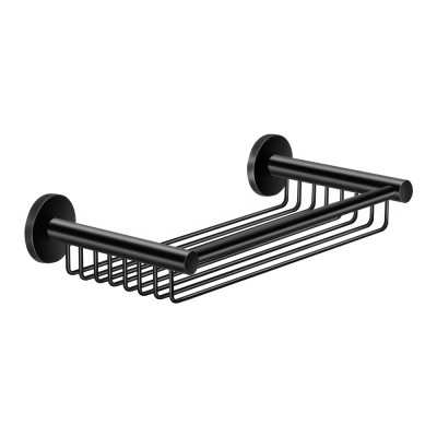 Επιτοίχια Σπογγοθήκη W31xD13xH6cm Black Mat Sanco Twist 14343-M116