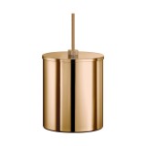Χαρτοδοχείο 5lt Ø20.5xH40cm PVD Warm Bronze Polished Sanco Lithos 190025-PVD-01PL