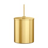 Χαρτοδοχείο 5lt Ø20.5xH40cm PVD Golden Brass Brushed Sanco Lithos 190025-PVD-02BR