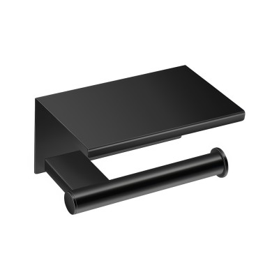 Χαρτοθήκη με καπάκι W16xD11xH9cm Black Mat Sanco Academia 21807-M116
