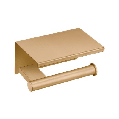 Χαρτοθήκη με καπάκι W16xD11xH9cm PVD Warm Bronze Brushed Sanco Academia 21807-PVD-01BR