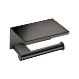 Χαρτοθήκη με καπάκι W16xD11xH9cm PVD Gun Metal Polished Sanco Academia 21807-PVD-05PL