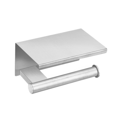Χαρτοθήκη με καπάκι W16xD11xH9cm PVD Nickel Steel Sanco Academia 21807-PVD-11BR