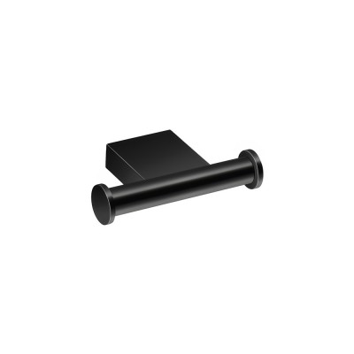 Άγκιστρο Διπλό Μπάνιου W8.5xD6.5xH2cm Black Mat Sanco Academia 21818-M116